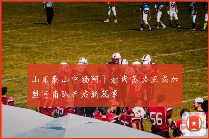 山东泰山中场阿卜杜肉苏力正式加盟河南队开启新篇章